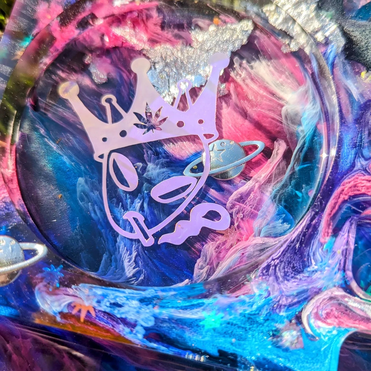 Galaxy Sectioned Decorative Tray