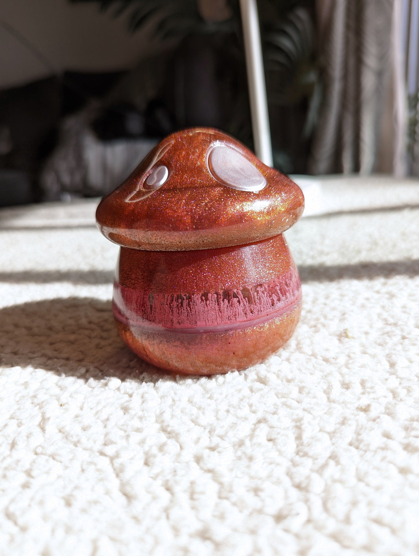 Mushroom Decorative Jar