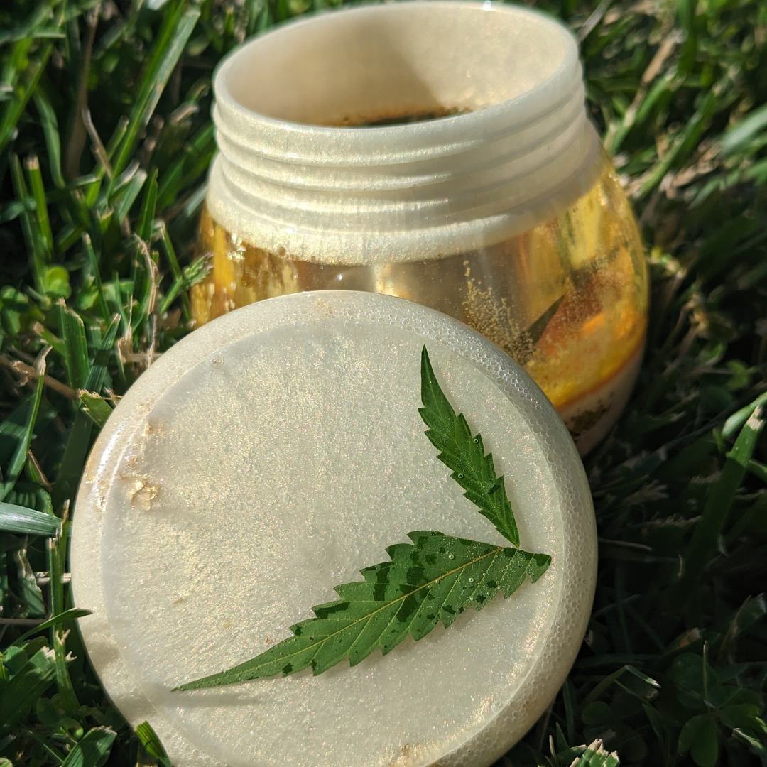 stoner girl stash jar