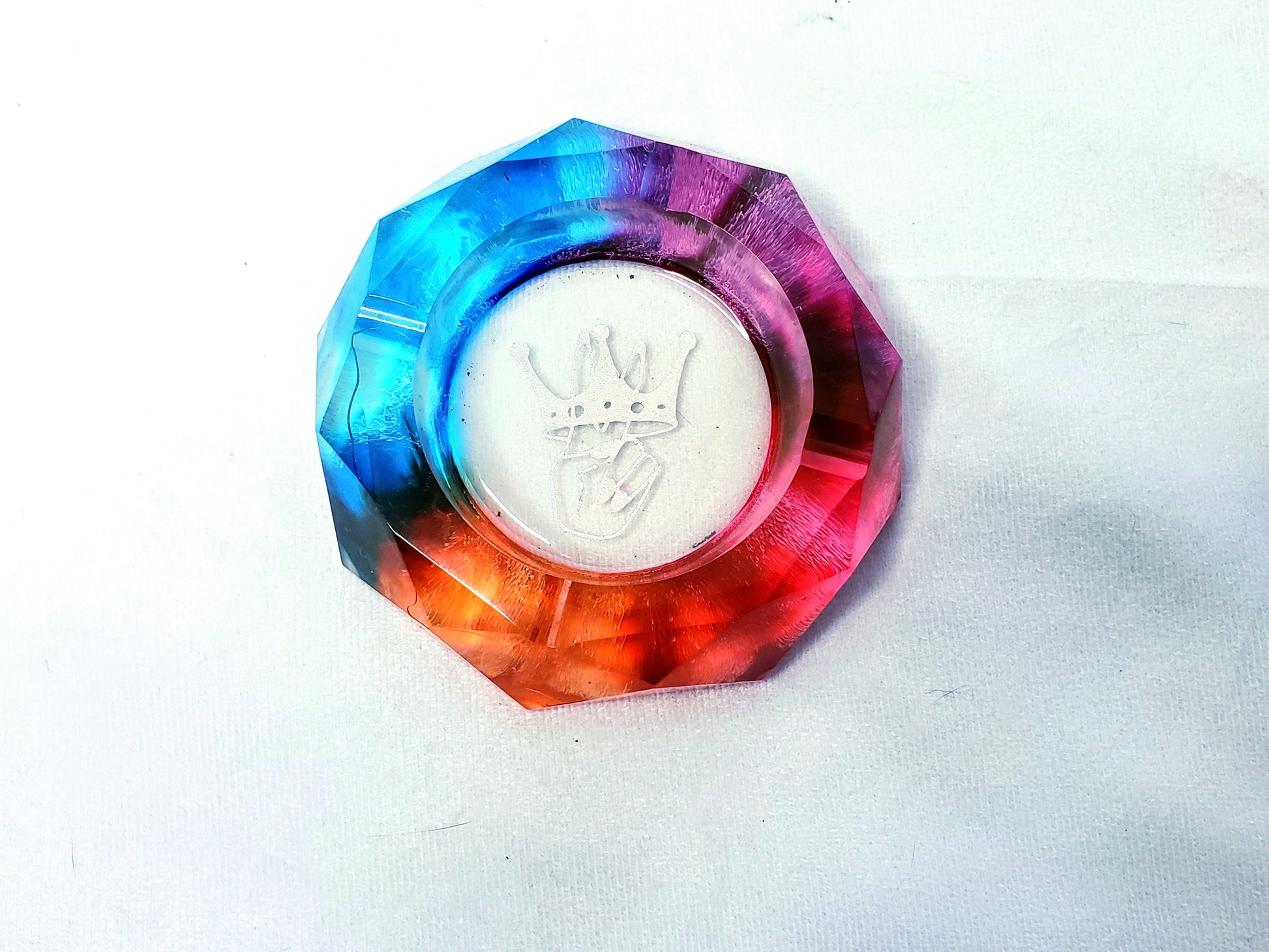 colorful  resin ash tray