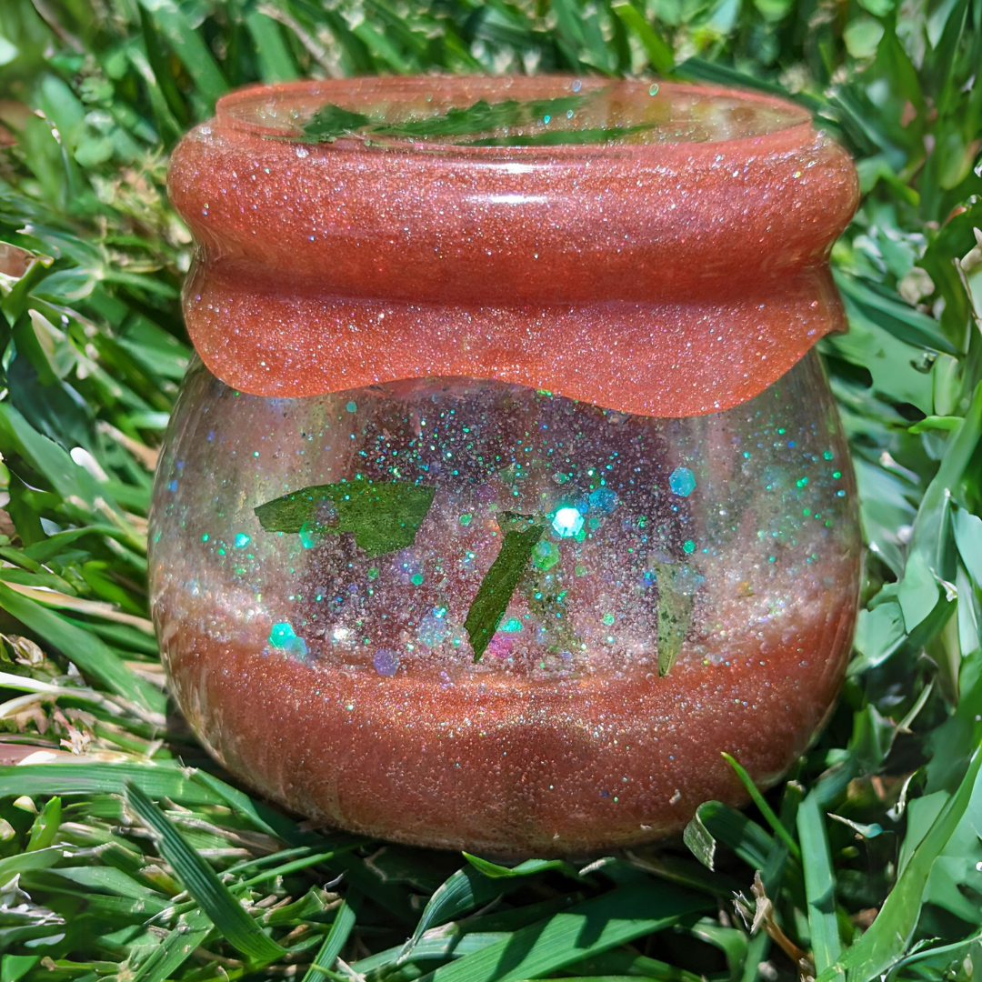 handmade stash jar