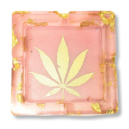 weed leaf ash tray