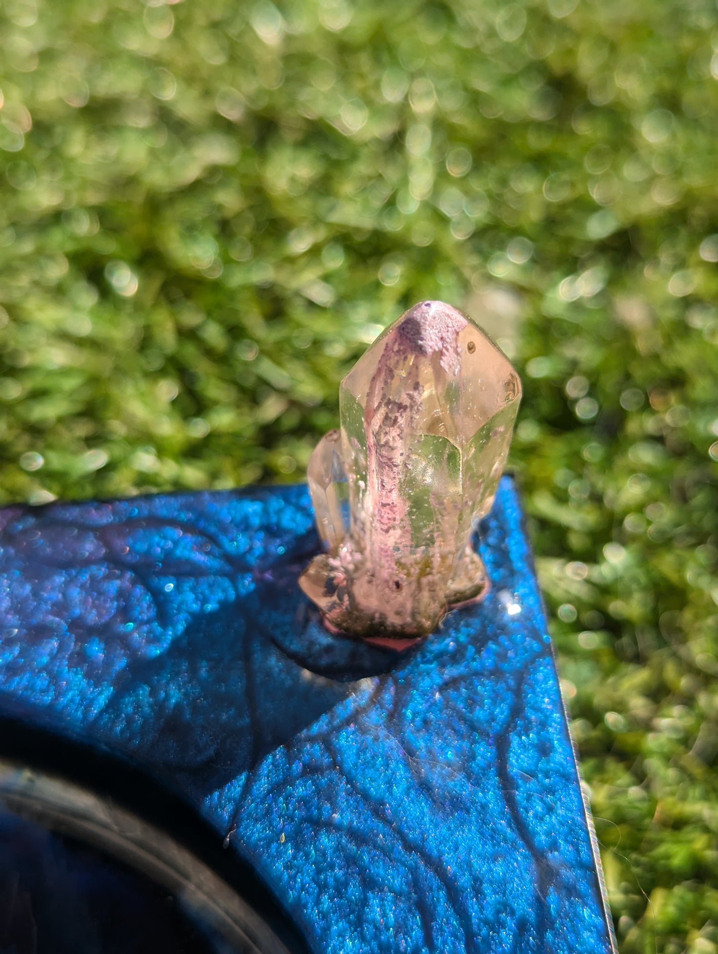 Crystal Swirl Resin Ash Tray