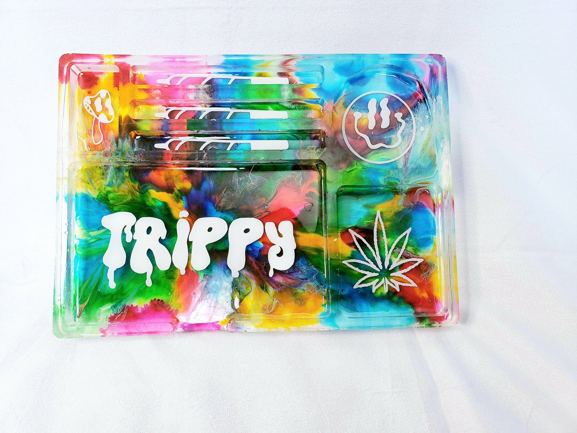 Unique Trippy Custom Resin Tray