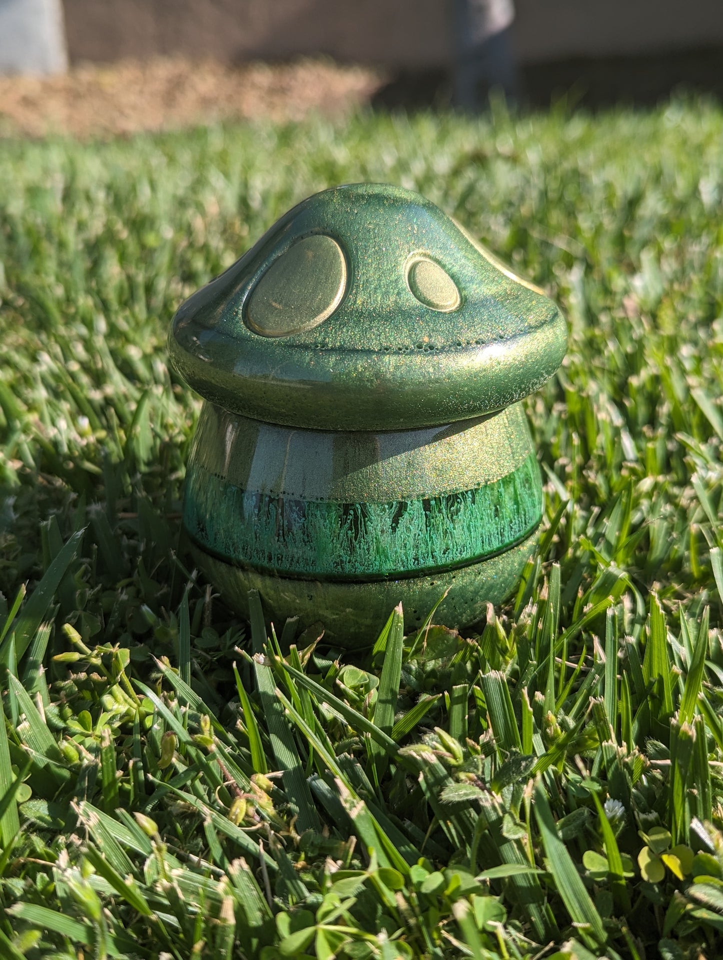 Mushroom Decorative Jar