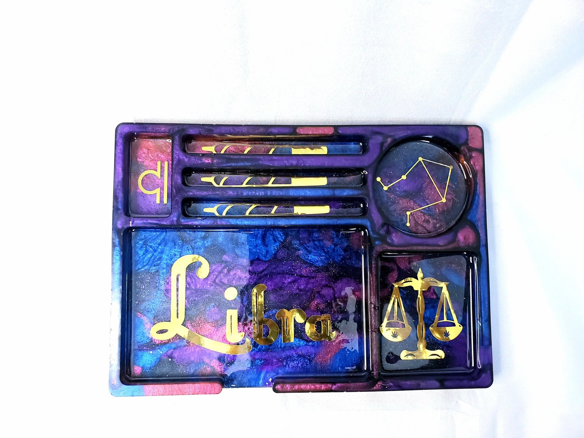 resin libra rolling tray