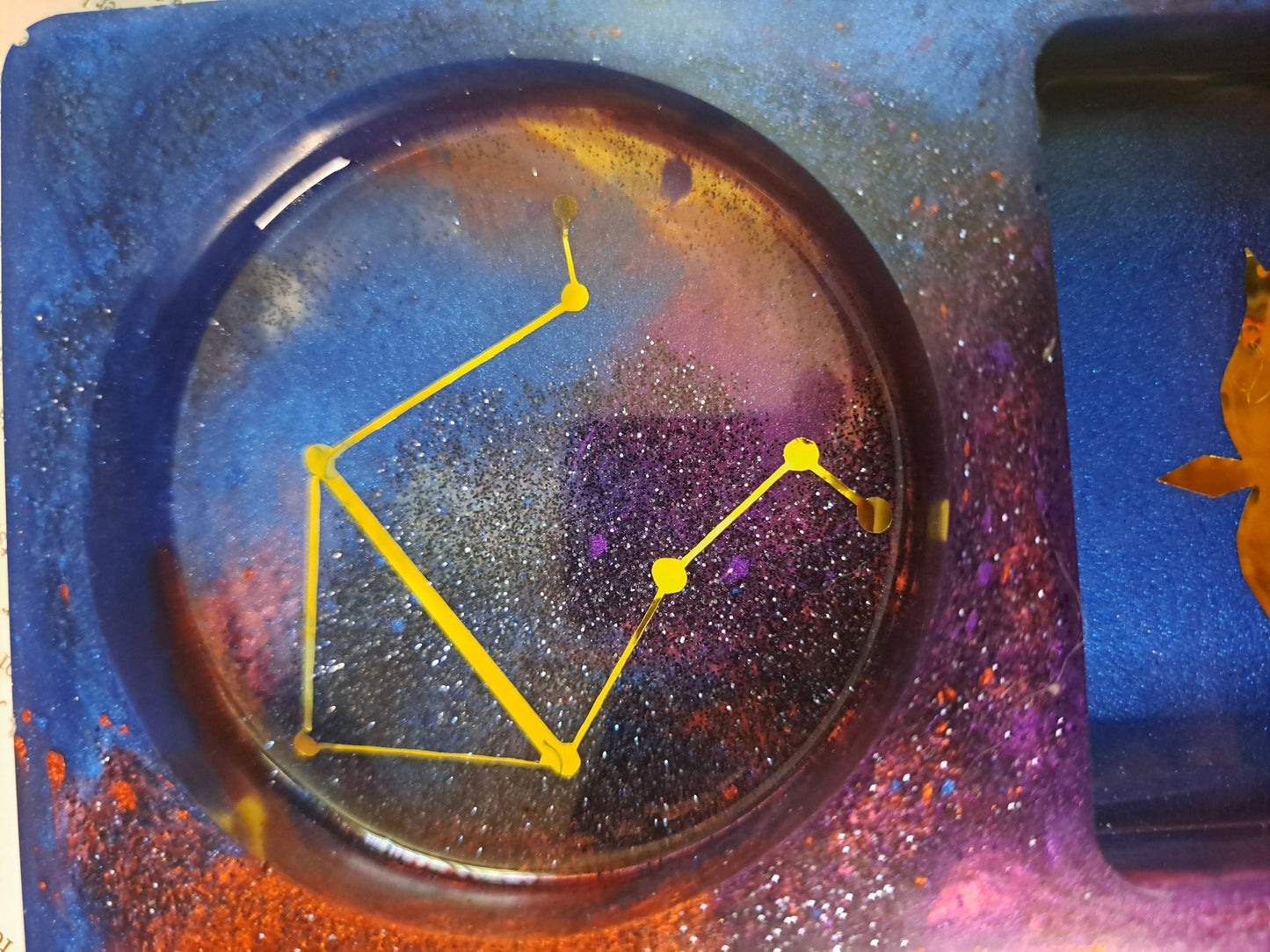 zodiac constellation rolling tray